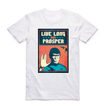 Load image into Gallery viewer, Asian Size Printing Movie Live Long and Prosper T-shirt