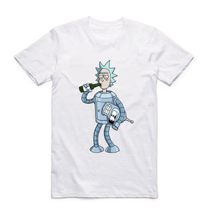 Rick And Morty Pickle Rick Asian Size Cartoon T-shirt