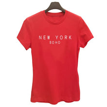 Load image into Gallery viewer, New York Soho Letter Tshirts