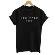 Load image into Gallery viewer, New York Soho Letter Tshirts