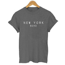 Load image into Gallery viewer, New York Soho Letter Tshirts