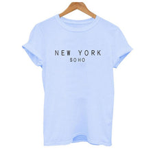 Load image into Gallery viewer, New York Soho Letter Tshirts
