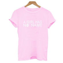Load image into Gallery viewer, A Girl Has No Name Letter Print T Shirt