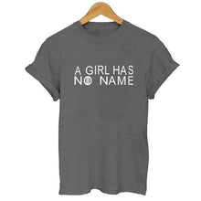 Load image into Gallery viewer, A Girl Has No Name Letter Print T Shirt