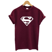 Load image into Gallery viewer, Superman Series Cartoon kawaii t shirt